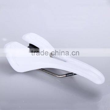 Titanium/Cr-Mo Mtb Color Bike Comfortable Road Bike Leather Bicycle Saddle