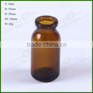 Brown Moulded Glass Bottle 10ML