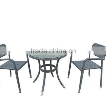 2015 season outdoor rattan chair with bar table set