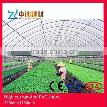 FRP translucent sheet for roofing widely used in Warm house and greenhouse