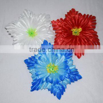 white artificial flower heads for memorial day snow shape