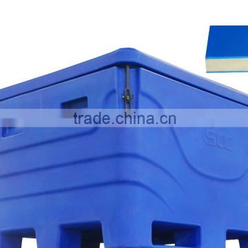 rotational molded fish tub made of PE and PU material