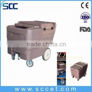 110L Sliding Lid Ice Caddy, Ice Storing Box