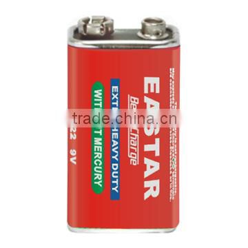 Carbon Zinc 006p 9v battery with best price