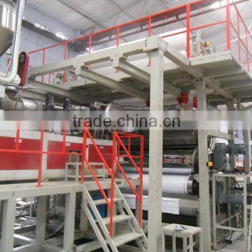 Flex banner/tarpaulin/watereproof membrane production line and technology