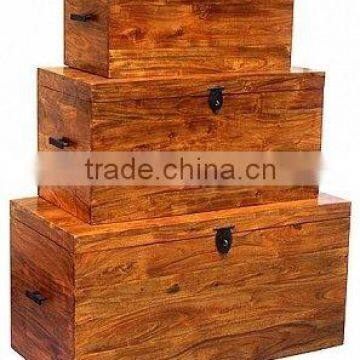 wooden storage boxes,indian wooden furniture,home furniture,bedroom furniture,furniture boxes,trunk box,sheesham wood furniture