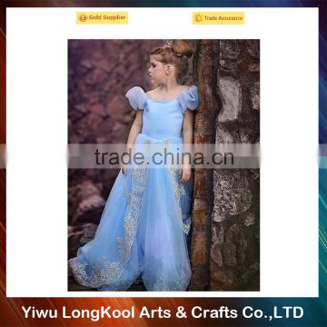 2016New arrival cosplay fancy dress kids tutu dresses birthday party cinderella dresses