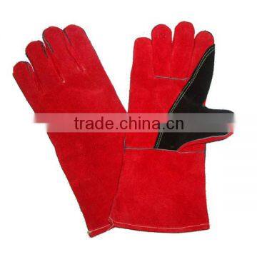 Wholesale long cow split leather Welding Work Gloves