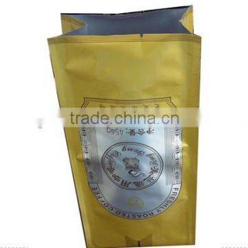 Plastic Coffee Packaging Bag with degassing valve