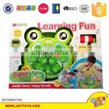 Learning Funny B/O whack-a-mole frog fighting toy kids toy