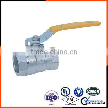 Electro-plate 216 type brass ball valve