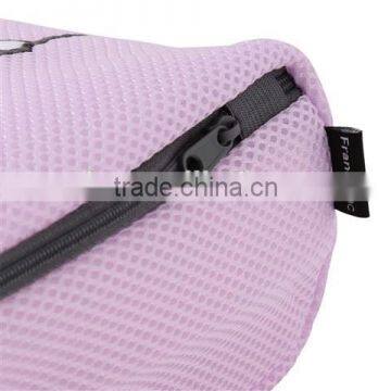 YIWU RODA 100% Polyester High Quality of Sandwich Mesh Embroidery Folding Laundry Bag photo-3