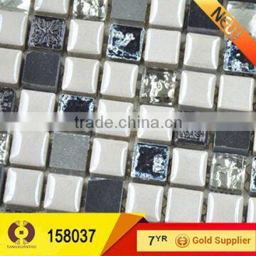 Interior decoration design bathroom tile ceramic mosaic tiles (158037)