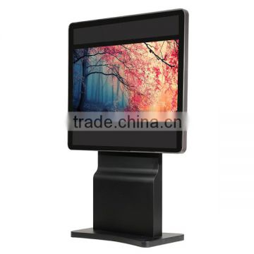 Indoor Floor Standing 65 Inch Horizontal Touch Screen Digital Signage