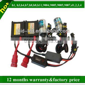 Car hid 35w 55w H1,H3,H4,H7,H8,H9,H11,H13,9004,9005,9006,9007 xenon kit h7 7000k