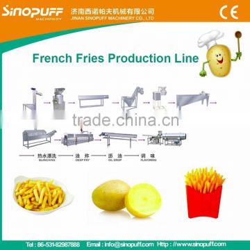 Hot Selling Small Semi-automatic Frozen French Fries Making Machine/Potato Chips Making Machine