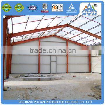 Modern style design certificated two story steel structure warehouse