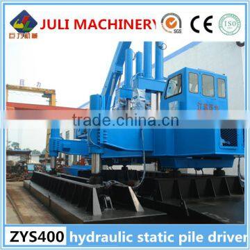 China top manufacturer sell ZYS400B-B hydraulic static pile driver with high quality