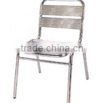 Cheap armless aluminum chair