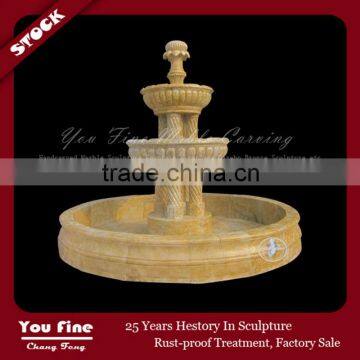 Modern European Outdoor 3 Tier Marble Fountain