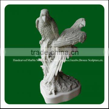 Pure hand crafts natural stone bird carving sculpture