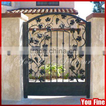 Beautiful Small Decorative Single Wrought Iron Gate