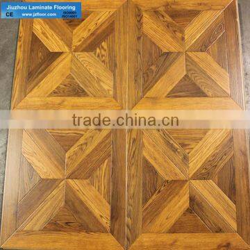 HIGH QUALITY SQUARE PARQUET CE LAMINATED FLOOR