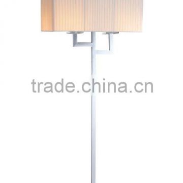 2015 hot sell contracted chrome stainless decorative bedroom floor lamp