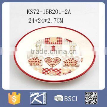 Eco-friendly Stoneware Round Plate photo-2