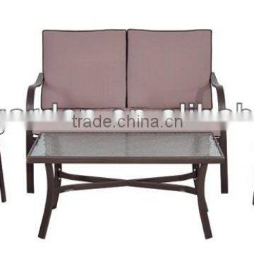 4pcs outdoor steel funiture best sofa set