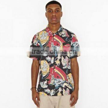 cheaper Polyester custom sublimation dress shirts