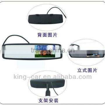 4.3inch rear view mirror car reverse camera bluetooth kit