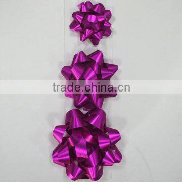 Metallic PP Gift Decorative Ribbon Bow