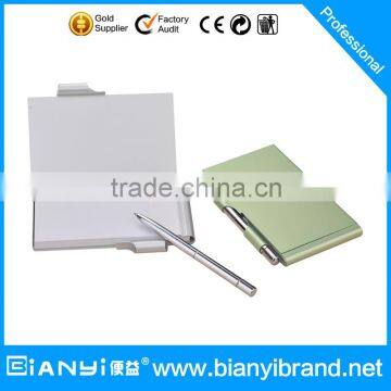 Metal card holder with Green color