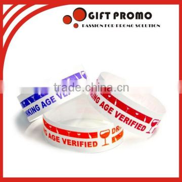 Promotional 1" Waterproof Party Tyvek Wristbands