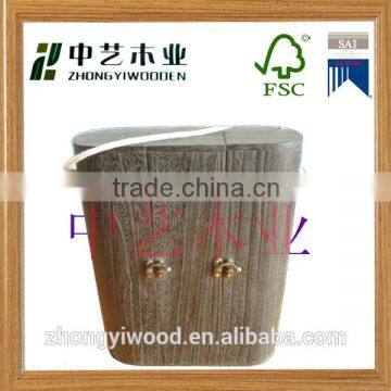 China factory suppliers FSC&ISO9001 selling compartments wooden wine box for factory price wholesale