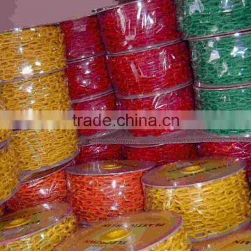 6mm/8mm Colored Roadway Traffic Warning Plastic Chain