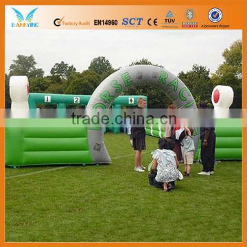 Exciting inflatable horse racing game foe sale