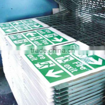 Plastic sheet/board screen printing