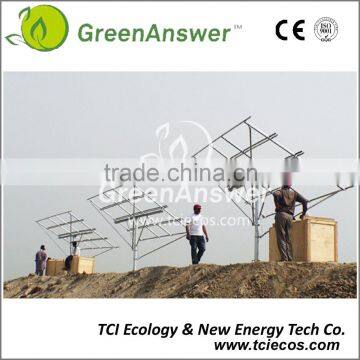 PV solar panel mounting pillar bracket