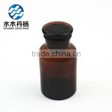 250ml amber reagent glass bottle for laboratory