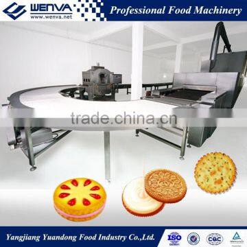 90 degree turning plane biscuit machine