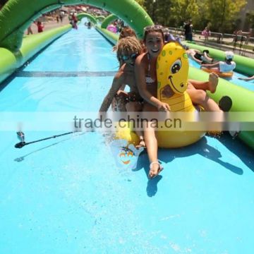 1000 ft slip n slide inflatable castle slide the city