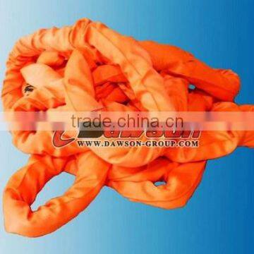 factory price 20 tons polyester soft round sling