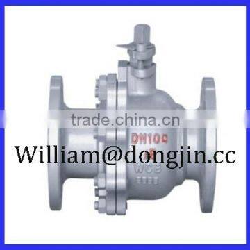 WCB STAINLESS STEEL FLANGE TYPE ANSI CLASS 150 LB BALL VALVE