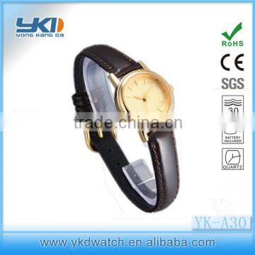 hot new products women leather of china watch manufacturer silver fob watch