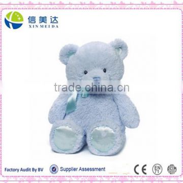 Plush Blue Teddy Bear, 15" Bear, baby toy