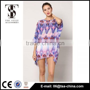 Ladies Top Dress Ladies Western printing Tops For Women