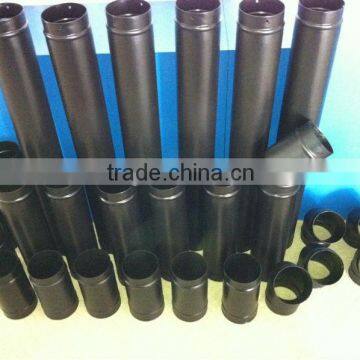 CE Enamel Single Wall Welded Chimney Flue Pipe for Stove and Fireplace