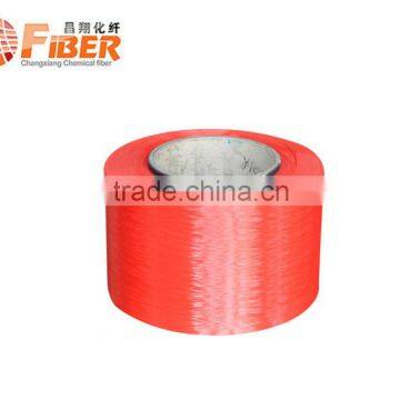 Dope dyed polyester POY filament yarn for ski suit and uniform